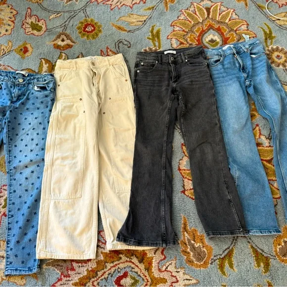 Jeans Zara Fille Taille 11-12 Ans - Modèle Skinny En Jean Bleu, Très Bon État Occasion